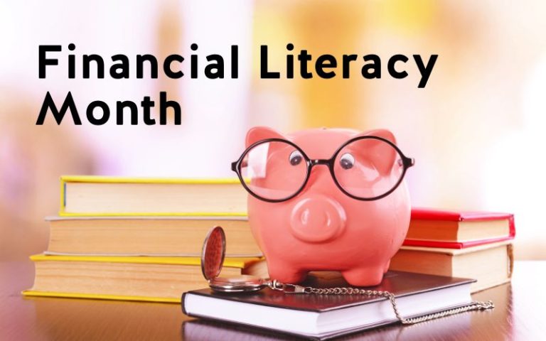 piggy bank for financial literacy month